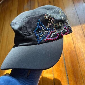 Kbethos Cap Gem Women's Black and Colorful